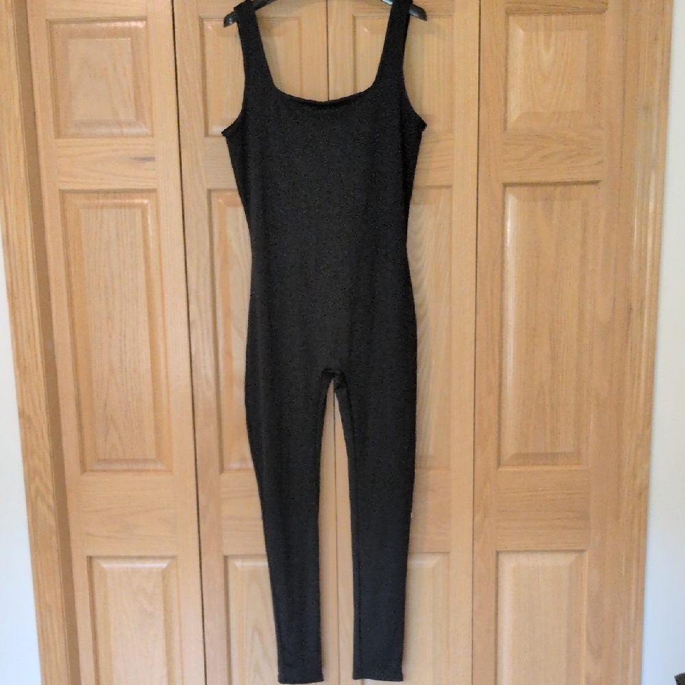XL Black Women's Cat Suit Jumpsuit